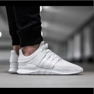 Adidas White EQT Support ADV Sneakers